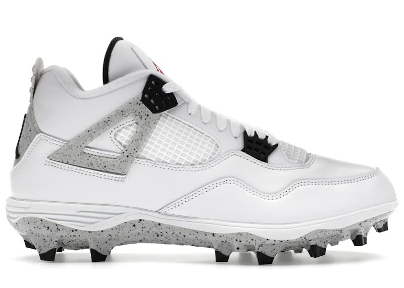 Jordan 4 Retro TD Cleat White Cement
